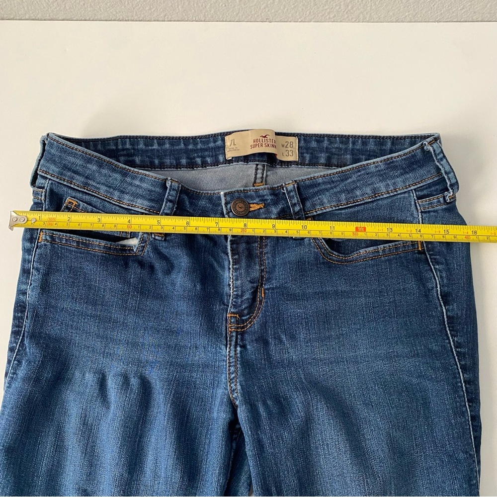 Hollister | Women’s Blue Super Skinny Jeans Size 28/33 - Picture 5 of 8